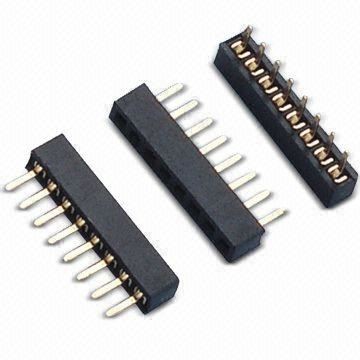 1,00 мм Розетка, однорядная, прямого типа