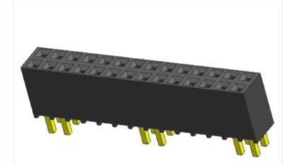 2,54 мм Женский коллектор прямого типа