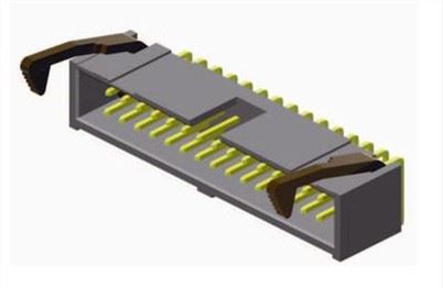 Прямоугольный коллектор эжектора 2,54 мм с металлической защелкой